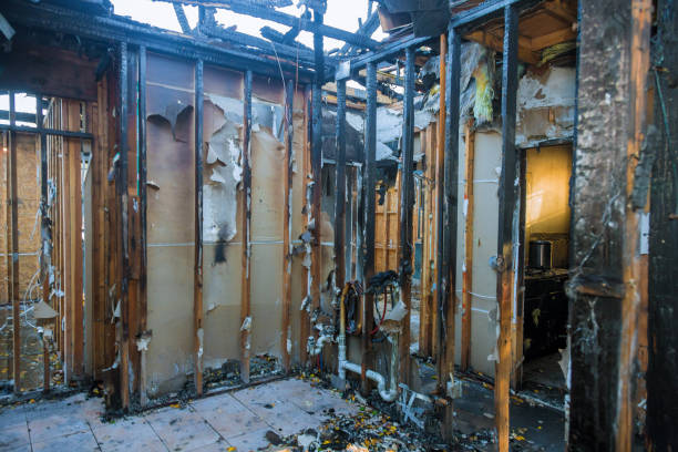 Professional Smoke Damage Restoration technician working in Windsor, VA